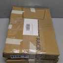 JIUYOTREE Metal 43.3 Inches Garment Rack with Bottom Shelf Clothing Rack for Hanging Clothes Coats Skirts Shirts Sweaters Gold