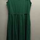 HELYO Women's Summer Dresses Cute V Neck Ruffle Sleeve Cocktail Short Work Casual Dress with Pockets 648, M, Green