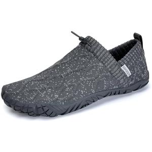 WateLves Barefoot Water Shoes Women Men Minimalist Comfortable Walking Shoes Beach Outdoor Running Sneakers (Dark Grey, 7 Women/6 Men)