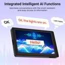 ESP32 Display, 7 Inch Advance HMI ESP32-S3 IPS Touchscreen with Acrylic Case, Support AI Speech Interaction, 800480 Resolution, Up to 240MHz Frequency, Compatible with Arduino, ESP-IDF