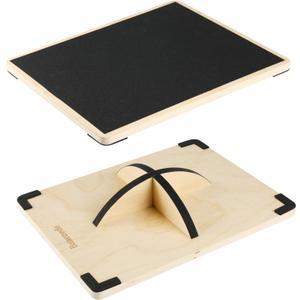 Professional Wooden Balance Board for Adults-Anti-Slip 350LBS Wobble Board for Physical Therapy, Standing Desk, Core Strength-Rocker Board,Balancing Board
