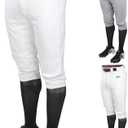 Rawlings | Men’s Launch Series Baseball Pants | Knicker Fit | Adult Sizes | Solid Large