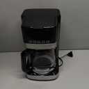 Amazon Basics Programmable 12 Cup Drip Coffee Maker with Glass Coffee Pot (1.9 Qt), Auto Shut-off, Touch Screen, Auto Pause, Removable Filter Basket, Black & Silver