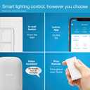 Lutron Caseta Original Smart Light Switch (Lutron Smart Hub Required), for Home, LED Lights, and Fans, 6 Amp, Single-Pole/3-Way, Neutral Required, PD-6ANS-WH, White