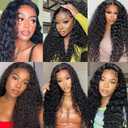 Wet And Wavy Human Hair Bundles Water Curly 3 Bundles Hair Weave 24 26 28 Inch Natural Black Water Wave Bundle Unprocessed Brazilian Hair Extensions 50 Grams Per Bundle