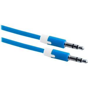 Uber 3.5mm Aux Cable 4 Pack, 3 ft. Light Blue, Male to Male Auxiliary Cord, Stereo Audio, for Headphones, Car, Stereo Speakers, Smartphones, 85170