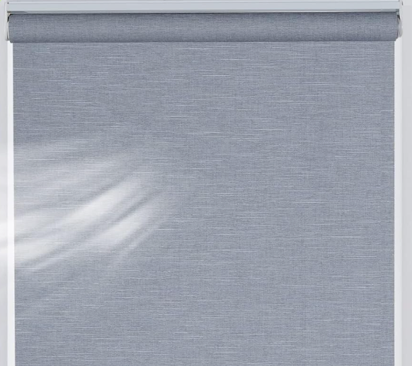 Tonature Cordless Roller Shades 100% Blackout Window Shades Eco-Friendly Fabric with Jacquard Stripes Pattern (Stone Grey, 31"W X 64"H) Thermal Insulated UV Protection Roller Blinds for Windows, Home