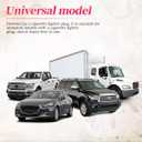 Portable Car Heater for Vehicle, 12V 100W Portable Fast Heating Defroster Automobile Windshield Fast Heaters Car Heater That Plugs into Cigarette Lighter for Car, SUV, Trucks, Round heads