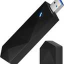 DBIT AX1800 WiFi 6 USB Adapter for Desktop PC (D1-X18) Long Range Wireless Network Adapter USB WiFi Dongle with USB3.0, 5GHz/1201Mbps + 2.4GHz/574Mbps, MU-MIMO, OFDMA, Supports Windows 11/10