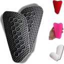 Soccer Shin Guards - Shin Guards Soccer Adult - Shin Guards Soccer Kids 10-12 - Kids Soccer Shin Guards - Silicone Shin Pads - by Noryz