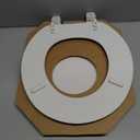 Bemis 400TTA Economy Durable Wood Toilet Seat, Made in USA, Round, White