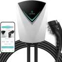Lectron Electric Vehicle Charging Station (WiFi) 48 Amp with App Control - Powerful Level 2 EV Charger (240V) with NEMA 14-50 Plug/Hardwired - V-Box Pro Compatible with All J1772 Evs