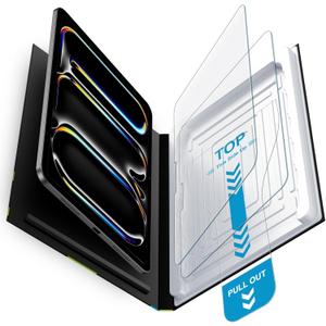 Mothca 2 Pack Matte Glass Screen Protector for iPad Pro 11-inch M5 2025 / M4 2024 with Quick Installation Tray, Anti-Glare & Anti-Fingerprint Tempered Glass, Smooth as Silk, Apple Pencil Support