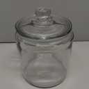 Anchor Hocking Heritage Hill 1/2 Gallon Glass Jar with Lid, Set of 2