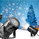 LED Snowflake & Christmas Projector Light, Dynamic Projection, 270 Rotating, Outdoor & Indoor Projector Light, Christmas Decorative Lights, Night Light for Xmas Gift Holiday Party Decoration