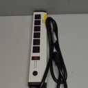 CCCEI 12 Gauge Heavy Duty Power Strip Surge Protector 4800J, 20 Amp 6 Plug Industrial Shop Garage Metal Multiple Outlets, 6 FT Extension Cord 5-15P Adapter High Amp 6-20R T-Slot 20a for Appliance.