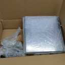 Large Acrylic Donation Box with Stand, Suggestion Box for Church, Drawing Raffle with Key and Lock, Secure Collection Box for Fundraising, Offering, Ballots, Feedback, Black