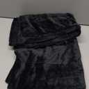 Amazon Basics Soft Fleece Throw Blanket, Lightweight Cozy Blanket for Couch & Sofa, 50 x 60 Inches, Black