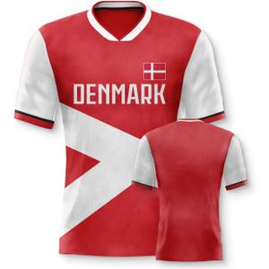 Men's Soccer Jersey Shirts Flag Polka Dot Pattern Uniforms Fashion Shirts Gifts for Soccer Fans Men S-3XL (XL)