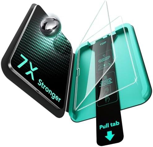 ESR 1 Pack Armorite Screen Protector for iPad A16 11th/10th Generation (11 Inch/10.9, 2025/2022), 9H Hardness Tempered Glass Film with UltraFit Tray, Military Grade, HD Clarity, Dust & Bubble Free