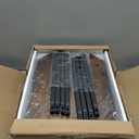 Organization and Storage, 5 Tier Bookshelf, Tall Bookcase with Shelves, Wood and Metal Book Shelf Storage Organizer, Industrial Display Standing Shelf Unit for Bedroom, Living Room, Rustic Brown