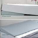 5.5-Inch Mattress Wedge Topper for Acid Reflux & Back Pain-Adjustable Under Mattress Riser Fits Multiple Sizes Memory Foam with Removable Cover for GERD Snoring & Neck Pain Relief Gray Queen