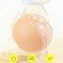 Niidor Adhesive Nipple Covers for Women Seamless Invisible Pasties Reusable Silicone Breast Petals for Daily Wear (Small, 2 Pairs-a-caramel)