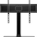 XINLEI Universal Swivel TV Stand Base Table Top TV Stand for 32-75 Inch TVs 60 Degree Swivel, 12 Height Adjustable Monitor Mount Stand, Max VESA 600x400mm,Holds up to 99lbs TS204