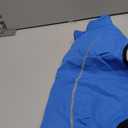 Mile High Life Dog Raincoat, Adjustable Waterproof Reflective Rain Jacket for Small Medium Large Dogs, Lightweight Breathable Pet Rain Coat with Leash Hole(Blue, M Chest 26-32")