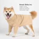 cyeollo Dog Sweater Knitwear with Long Sleeves Turtleneck Pullover Sweaters Fall Winter Dog Clothes Sweaters for Large Dogs, Beige XXXL
