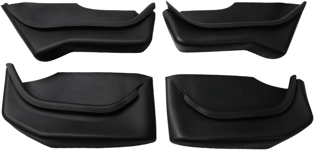 PM Auto Door Side Storage Box for Tesla Model 3 Highland 2023-2024, Full Cover Car Door Organizer Tray, Refresh Edition Model 3 Accessories Set of 3