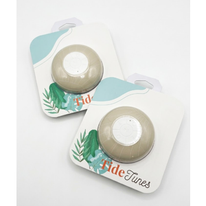 Seashell Bluetooth Speaker White 2 Pack Tide Tunes