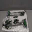 Barydat 2 Pcs Christmas Miniature Palm Tree Decor for Nativity Scene Tabletop Mini Realistic Fake Tropical Artificial Palm Trees Plant Resin 9.5 Inch Small Palm Tree Figurines