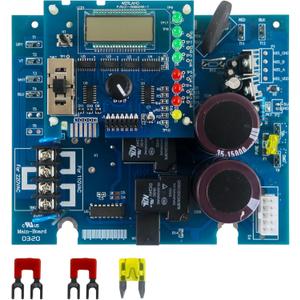 GLX-PCB-RITE GLX-PCB-DSP PCB Control Board Replacement for Hayward Aqua Rite Salt Systems with LCD Display Board Fit T-15 Size Salt Cell 