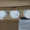 First Alert SMICO100-AC Interconnect Hardwire Combination Smoke & Carbon Monoxide Alarm with Battery Backup - 3 Pack