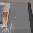 Plaid Duvet Cover Set 100% Cotton,Queen(90"x90"),Black/Grey Checkered