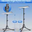 Starlink Mini Mount Tripod, Adjustable Height Starlink Mini Stand with Adapter, Compatible with Starlink Mounting Accessories Kit Starlink Mini Tripod