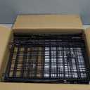 2-Tier Stackable Can Organizer for Pantry, Adjustable Extra-Long Can Rack for Pantry Shelf Organizer and Storage, Sturdy Standing Can Holder for Canned Soup Food Goods Storage up to 64 Cans, Black