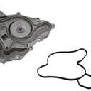TRQ Engine Water Pump - Compatible with 2009 Chrysler Aspen, Dodge Durango, 2009-2010 Ram 1500, 2500, 3500 & 2011-2018 Ram 1500, 2500, 3500