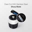 DEPAD 3-in-1 Pill Crusher and Pill Cutter, Pills Crusher Fine Powder with Stainless Steel Grinding Head, Pil Grinder with Storage for Tablets, Cutter Splitter for Small and Tiny Pills Cyan