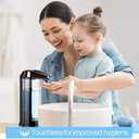 Secura 17oz / 500ml Premium Touchless Battery Operated Electric Automatic Soap Dispenser w/Adjustable Soap Dispensing Volume Control Dial (Dark Gunmetal)