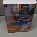 GONGSHI Vacuum Seal Bags for Clothing Travel & Home Storage, Travel Vacuum Bags with Pump,Space Saver for Blankets, Comforters, Pillows, Clothes,24 Combo with Electric Pump