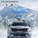 FengYu 300lbs Lockable Roof Rack Cross Bars Compatible with Kia Sorento X-Line & X-Pro 2021-2026 (with Raised Side Rails), Aluminum Roof Rails Cargo Bars Rooftop Black Carrier Luggage