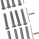 PTDecals 4PCS Metal Blue Cabinet and Drawer Knobs Round Pulls for Kitchen Dressers and Closets Handles Plum Blossom Shape with Screws