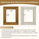 Vintage Plein Air Frame for 24x30 Handmade Paintings, 3.6" Wide DIY Wood Embossed Art Frame for Horizontal Vertical Display, No Glass Cover & Back, Living Room Bedroom Entryway Decor (Gold)