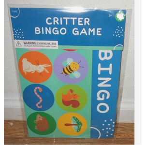 Seasonal Critter Bingo Game 4PCS