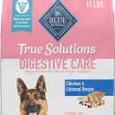 Blue Buffalo True Solutions Digestive Care Natural Dry Dog Food for Adult Dogs, Chicken, 11-lb. Bag, Best By Aug. 04, 2025