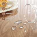 LovePads Round Clear Table Cover Protector 29 Inch, 2mm Thick Table Protector for Dining Room, Waterproof Plastic Cover PVC Vinyl Tablecloth, Circle Tabletop Protective Pad for Furnture Surface