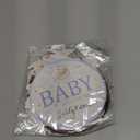 Bear Baby Shower Decorations - We Can Bearly Wait 10PCS Teddy Decorations Cute Blue Babys Decor Hanging Banner Swirls Decoration Kit for Boys Gender Reveal Sign Announcement Party Supplies