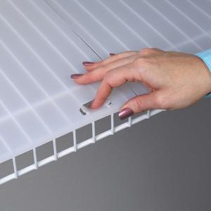 Shelf-It Liner for 12" Wire Shelving with Locking Tabs - 10 Foot Roll